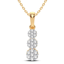 Cargar imagen en el visor de la galería, 10K 0.50CT Diamond Pendant