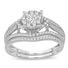 Load image into Gallery viewer, 14K  0.75CT  DIAMOND  BRIDAL  RING