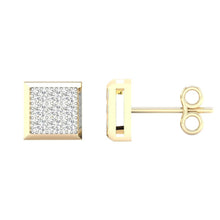 Load image into Gallery viewer, 10K 0.05ct Diamond Earrings