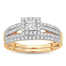 Cargar imagen en el visor de la galería, 14K  1.00CT  DIAMOND  BRIDAL  RING