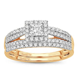 14K  1.00CT  DIAMOND  BRIDAL  RING