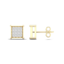 Load image into Gallery viewer, 10K 0.05CT Diamond Earring