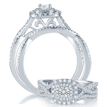 Load image into Gallery viewer, 14K 0.75CT  Diamond BRIDAL RING