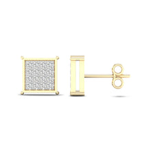 Load image into Gallery viewer, 10K  0.10CT  Diamond  Earring