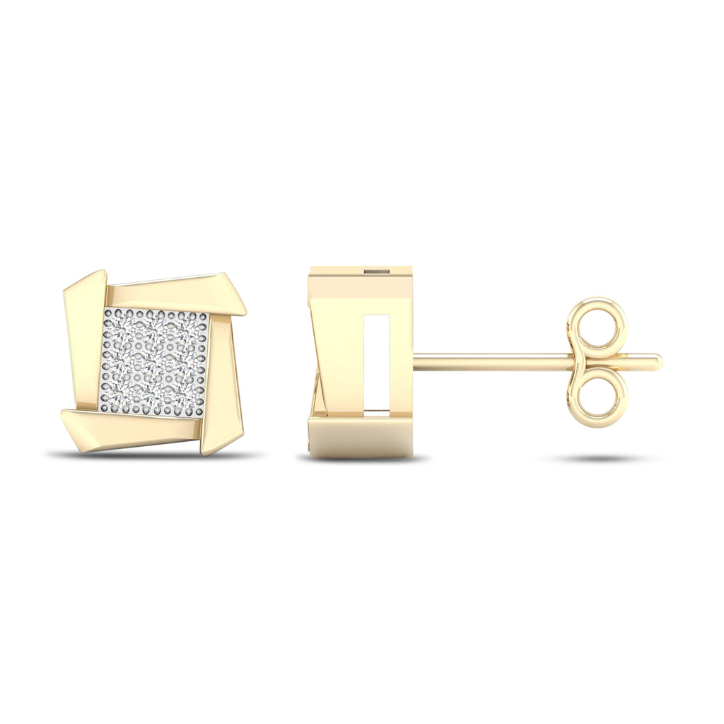 10K 0.05CT Diamond Earring