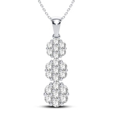 Cargar imagen en el visor de la galería, 10K 1.37CT Diamond Pendant