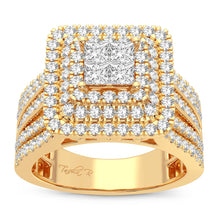 Cargar imagen en el visor de la galería, 14K 1.50CT Diamond Ring