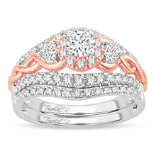 Cargar imagen en el visor de la galería, 14K  1.01CT  Diamond  BRIDAL  RING