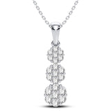 10K 0.75CT Diamond Pendant