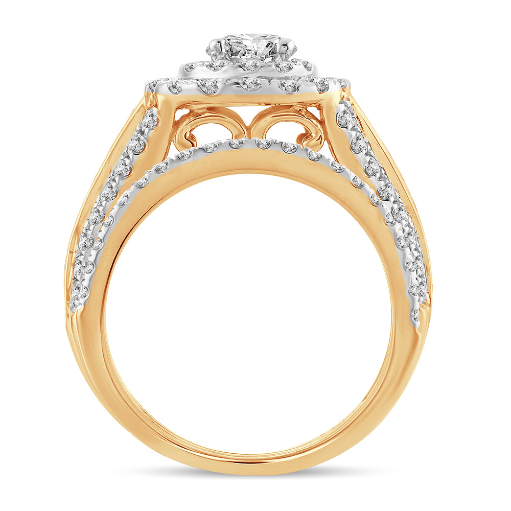 14K 2.00CT Diamond BRIDAL RING