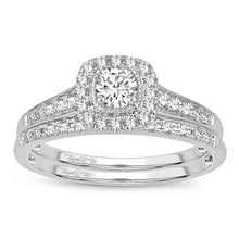 Cargar imagen en el visor de la galería, 14K 0.50CT DIAMOND BRIDAL RING