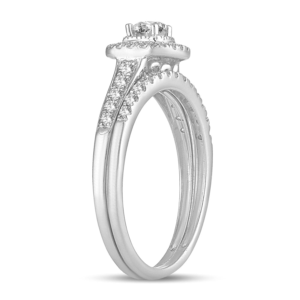 14K 0.50CT DIAMOND BRIDAL RING