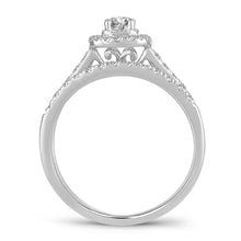 Cargar imagen en el visor de la galería, 14K 0.50CT DIAMOND BRIDAL RING