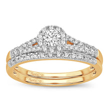 Load image into Gallery viewer, 14K 0.50CT Diamond BRIDAL RING