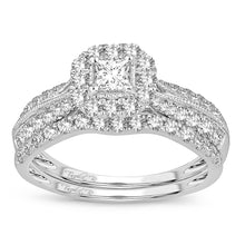 Cargar imagen en el visor de la galería, 14K 1.00CT DIAMOND BRIDAL RING