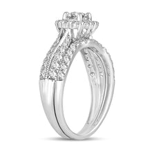 Cargar imagen en el visor de la galería, 14K 1.00CT DIAMOND BRIDAL RING