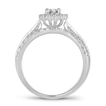 Cargar imagen en el visor de la galería, 14K 1.00CT DIAMOND BRIDAL RING