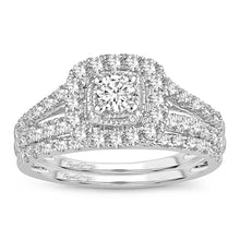 Cargar imagen en el visor de la galería, 14K 1.00CT DIAMOND BRIDAL RING