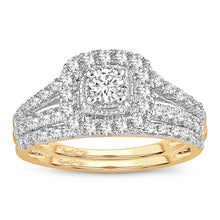 Cargar imagen en el visor de la galería, 14K 1.00CT DIAMOND BRIDAL RING