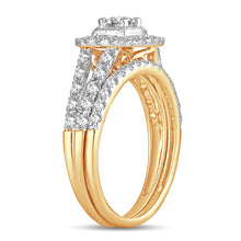 Cargar imagen en el visor de la galería, 14K 1.00CT DIAMOND BRIDAL RING