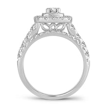 Cargar imagen en el visor de la galería, 14K 1.50CT DIAMOND BRIDAL RING