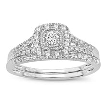 Cargar imagen en el visor de la galería, 14K 0.33CT DIAMOND BRIDAL RING