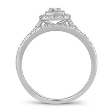 Cargar imagen en el visor de la galería, 14K 0.33CT DIAMOND BRIDAL RING