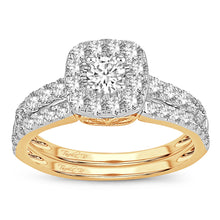 Cargar imagen en el visor de la galería, 14K 1.00CT DIAMOND BRIDAL RING