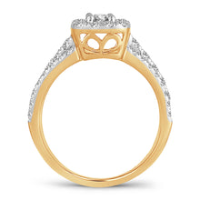 Cargar imagen en el visor de la galería, 14K 1.00CT DIAMOND BRIDAL RING