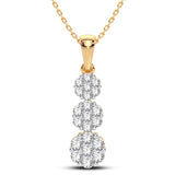 10K 0.75CT Diamond Pendant