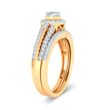 Cargar imagen en el visor de la galería, 14K 0.50ct Diamond Bridal Ring