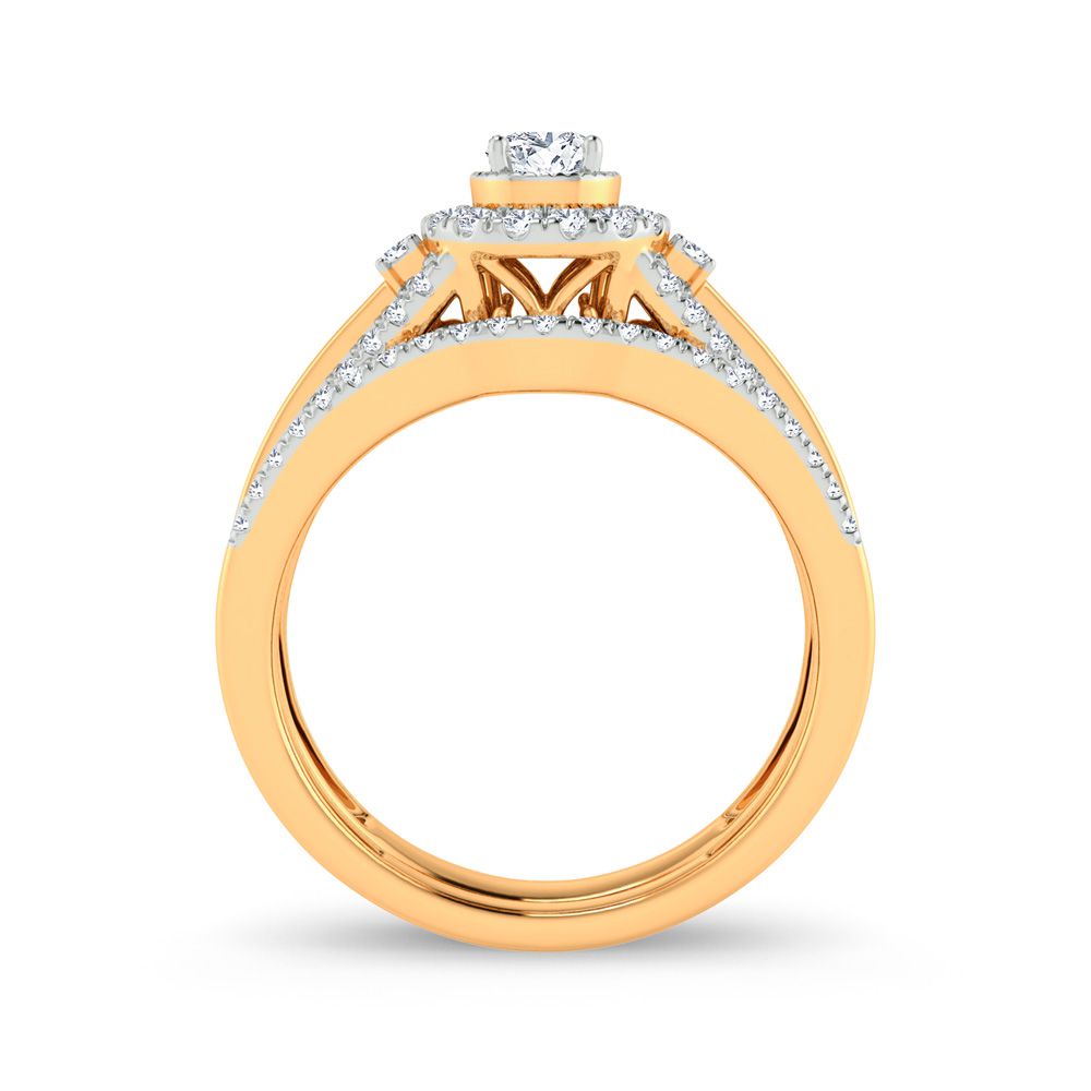 14K 0.50ct Diamond Bridal Ring