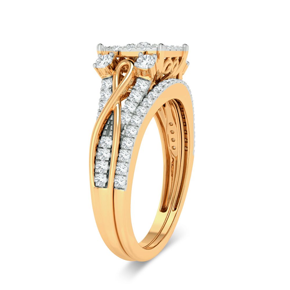 14K 0.50ct Diamond Bridal Ring