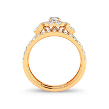 Load image into Gallery viewer, 14K 1.00ct Diamond Bridal Ring