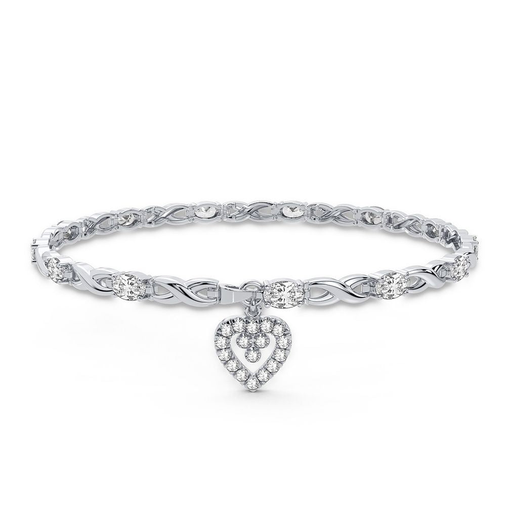 10K 0.10CT DIAMOND BRACELET