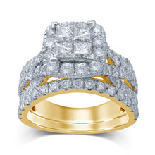 Load image into Gallery viewer, 14K 3.16CT Diamond BRIDAL RING