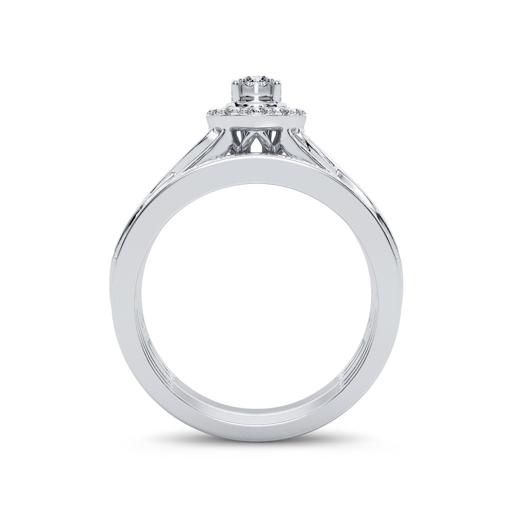 14K 0.54CT Diamond Bridal Ring