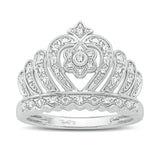 10K 0.10CT Diamond  Fashion Ring