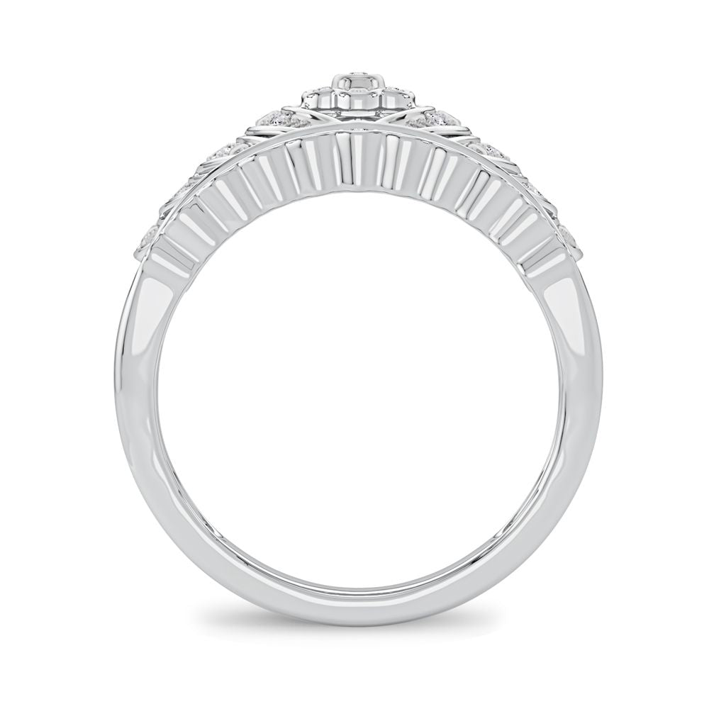 10K 0.10CT Diamond  Fashion Ring