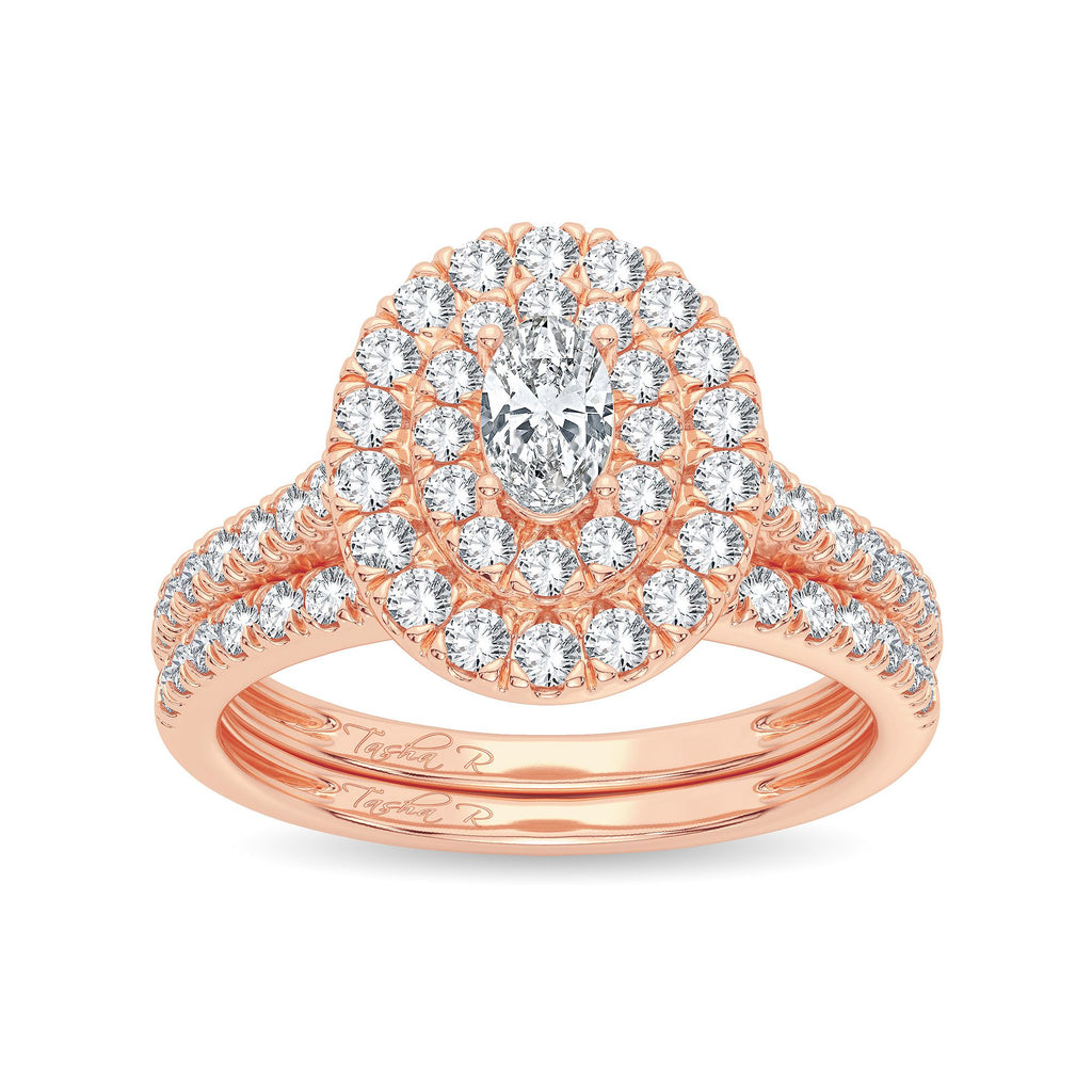 14K 1.00CT Diamond Bridal Ring