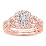 14K 1.00CT DIAMOND BRIDAL RING