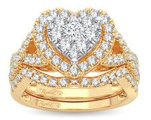 Load image into Gallery viewer, 14K 1.00ct Diamond Bridal Ring