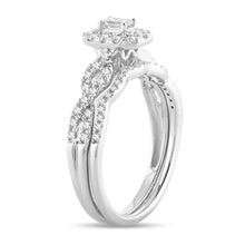 Load image into Gallery viewer, 14K 0.60CT Diamond BRIDAL RING