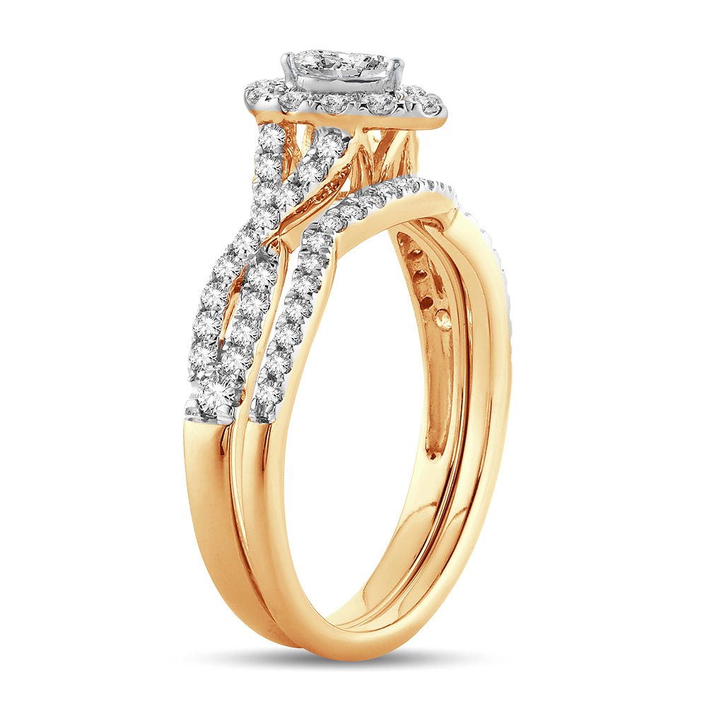 14K 0.75 Fancy Cut Bridal