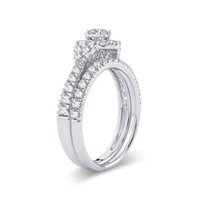 Cargar imagen en el visor de la galería, 14K 1.00ct Diamond Bridal Ring