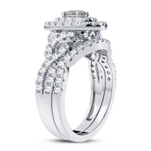 Cargar imagen en el visor de la galería, 14K 1.50CT Diamond Bridal Ring