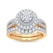 Cargar imagen en el visor de la galería, 14K 0.75CT Diamond Bridal Ring