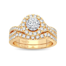 Load image into Gallery viewer, 14K 0.75CT Diamond Bridal Ring