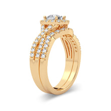 Cargar imagen en el visor de la galería, 14K 0.75CT Diamond Bridal Ring