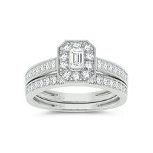 Load image into Gallery viewer, 14K 0.68ct Diamond Bridal Ring